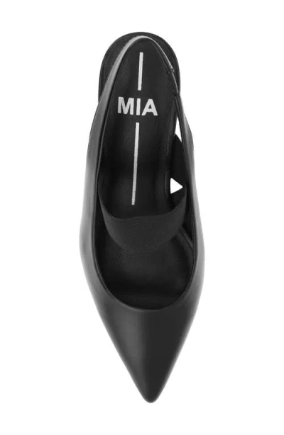 Mia Women's Nicolette Slingback Kitten Heel Pumps In Black