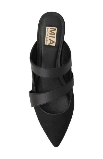 Mia Abie Pointed Toe Mule In Animal Print