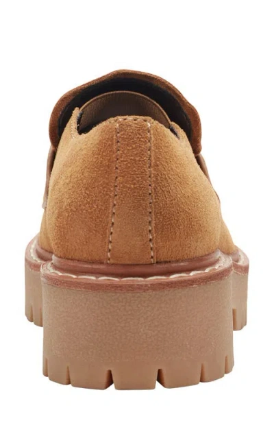 Marc Fisher Ltd Women's Norton Lug Sole Leather Loafer In Animal Print