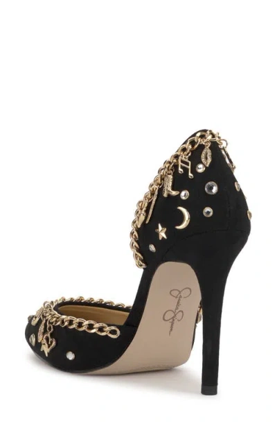 Jessica Simpson Women's Palias Anniversary Charm Pumps In Black