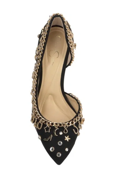 Jessica Simpson Women's Palias Anniversary Charm Pumps In Black