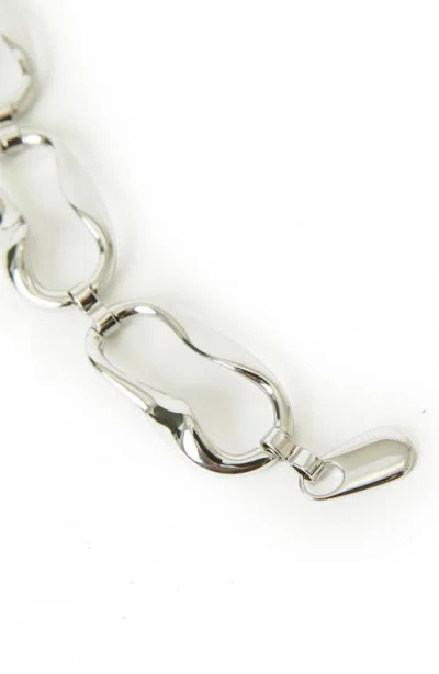 B-low The Belt Alessa Sculpted Chain Belt In Brown