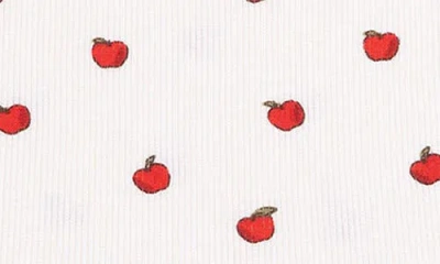 Angel Dear Kids' Tiny Apples Lounge Top & Leggings Set In Multi