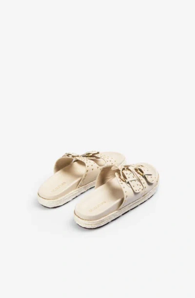 Scalpers Bio Studs Sandal In White