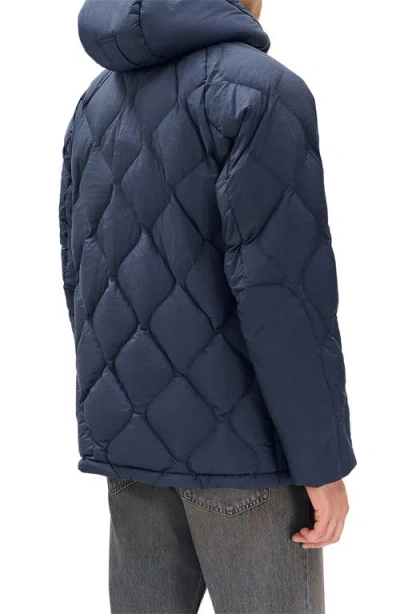 Rag & Bone Dane Quilted Shield Jacket In Blue
