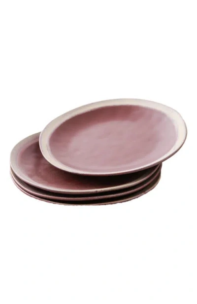 Stone Lain Serafina 16 Pc. Dinnerware Set, Service For 4 In Burgundy