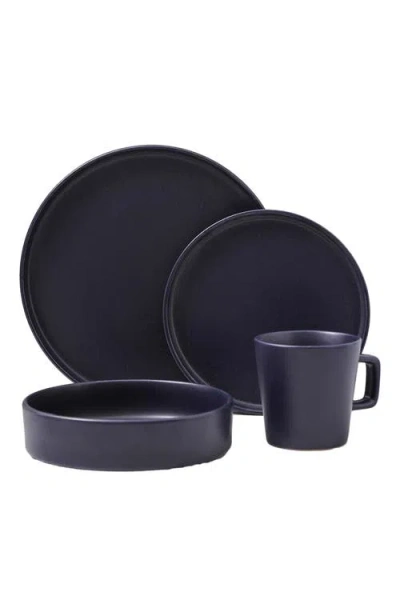 Stone Lain Cleo 16 Pc. Dinnerware Set, Service For 4 In Blue
