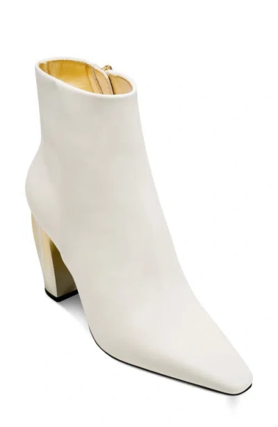 Donna Karan New York Sofia Block Heel Bootie In White