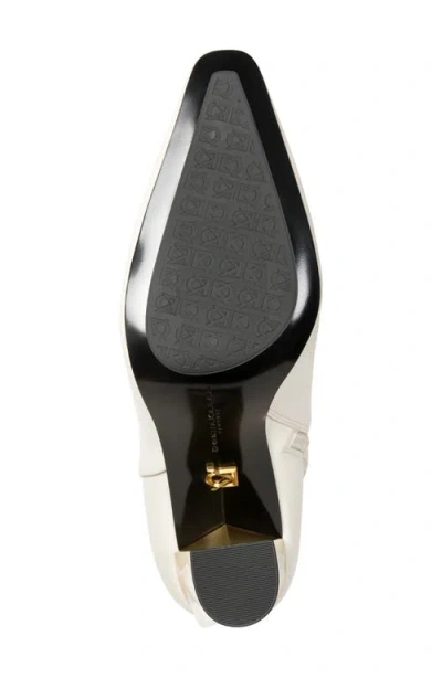 Donna Karan New York Sofia Block Heel Bootie In White