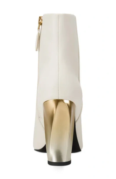 Donna Karan New York Sofia Block Heel Bootie In White