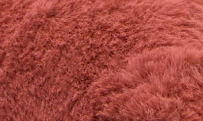 Mango Women's Fur-effect Ballerina Flats In Pink