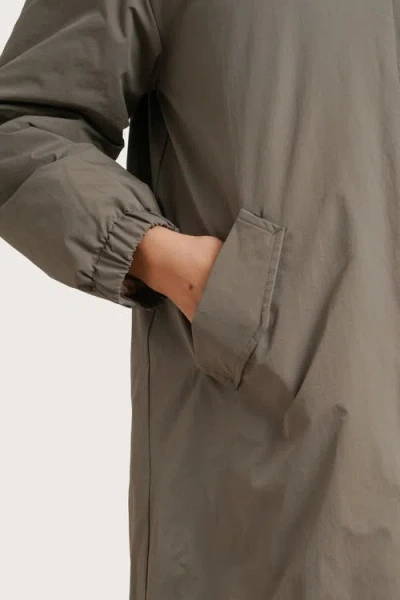 Nom Maternity Scottie Before & After Coat In Green