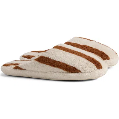 Parachute Stripe Scuff Slipper In Multi