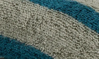 Parachute Stripe Scuff Slipper In Gray