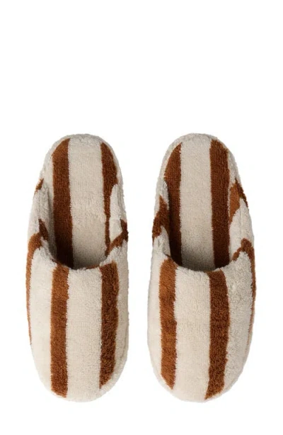 Parachute Stripe Scuff Slipper In Multi