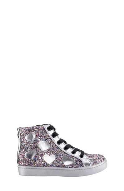 Nina Big Girls Glitter High Top Sneakers In Multi