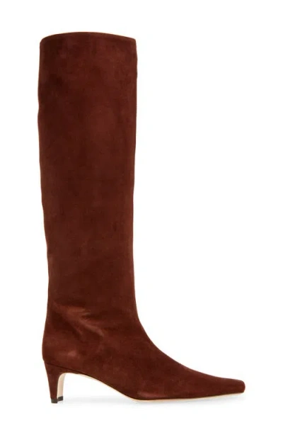 Staud Wally Knee High Boot In Brown