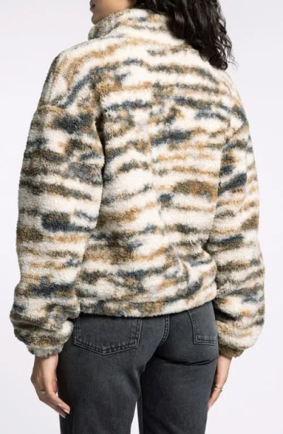 Thread & Supply Leona Denim & Faux Shearling Jacket In Multi