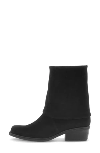 Gabor Square Toe Boot In Black