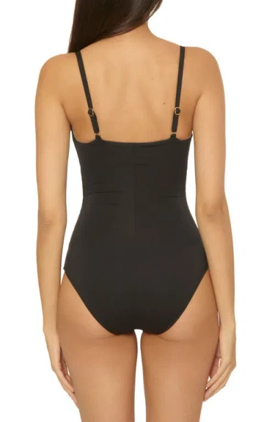 Soluna Sun Goddess One-piece Swimsuit In Black