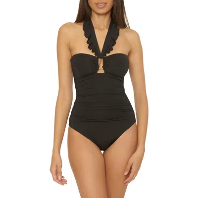 Soluna Sun Goddess One-piece Swimsuit In Black