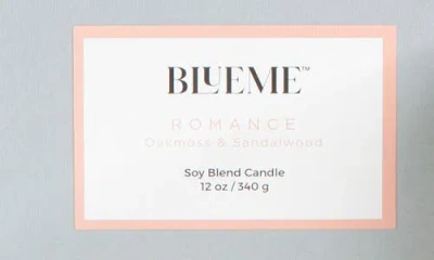 Blueme Romance Medium Ceramic Candle In White