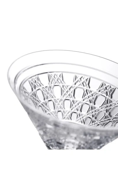 Waterford Opulence Set Of 2 Lead Crystal Martini Glasses In Transparent