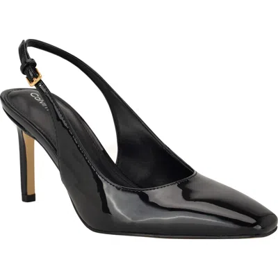 Calvin Klein Women's Harbella Slingback Stiletto Pumps In Black