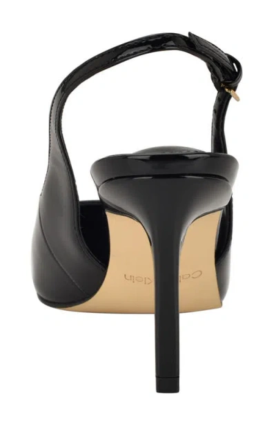 Calvin Klein Women's Harbella Slingback Stiletto Pumps In Black