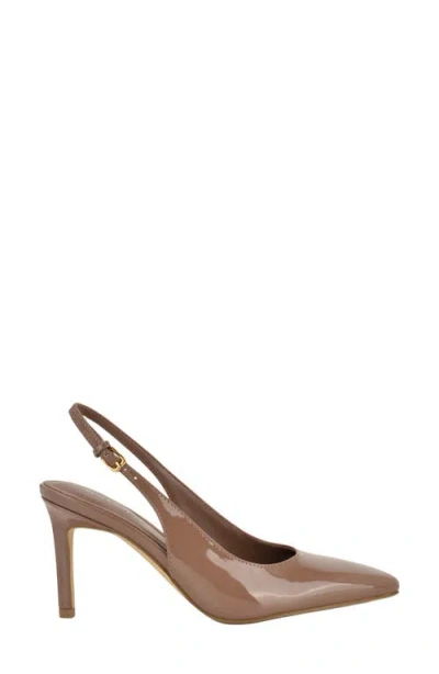 Calvin Klein Women's Harbella Slingback Stiletto Pumps In Brown
