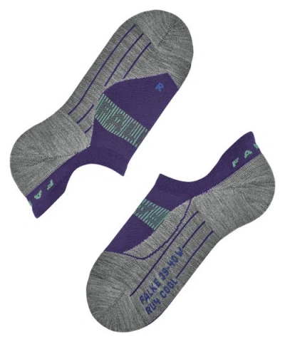 Falke Ru4 Endurance Cool Invisible Running Socks In Purple