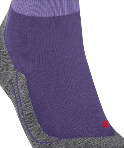 Falke Ru Compression Stabilizing Running Socks In Purple