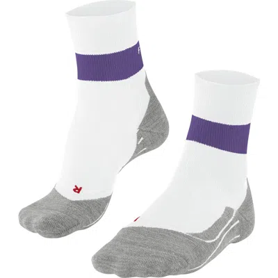 Falke Ru Compression Stabilizing Running Socks In Gray