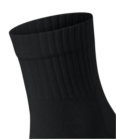 Falke Run Rib Cotton Socks In Black