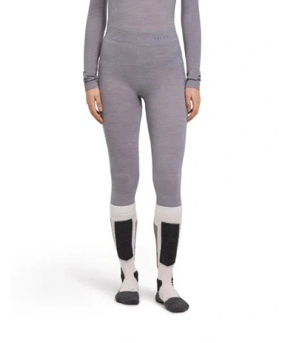 Falke Wool Tech. Light 3/4 Base Layer Bottom In Gray