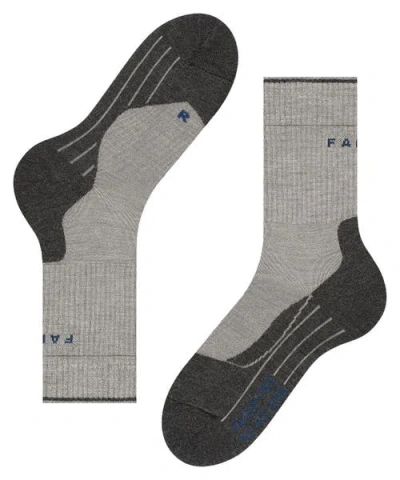 Falke Tk2 Explore Wool Silk Hiking Socks In Gray