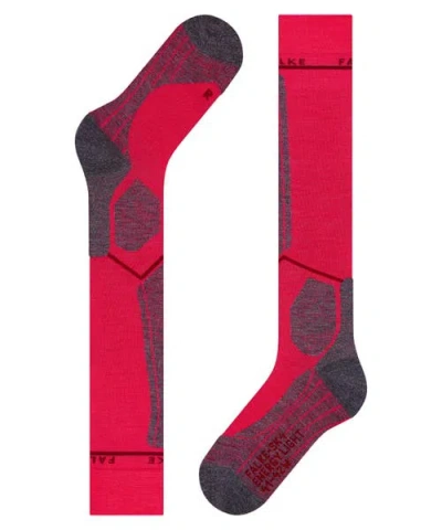 Falke Sk4 Advanced Compression Light Ski Socks In Animal Print