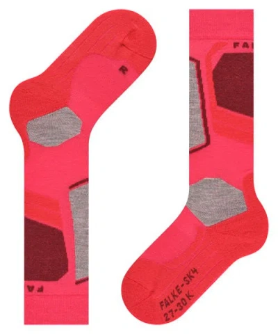 Falke Sk4 Advanced Ski Socks In Pink