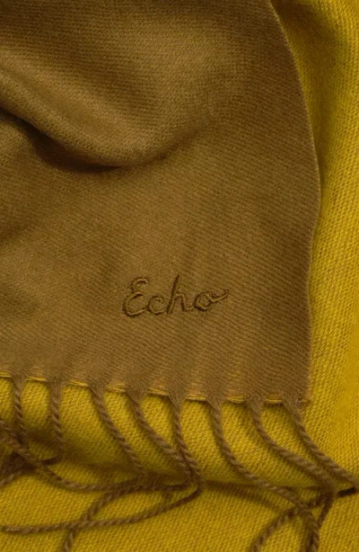 Echo Double Face Scarf In Brown