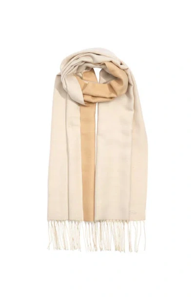 Echo Double Face Scarf In Gray