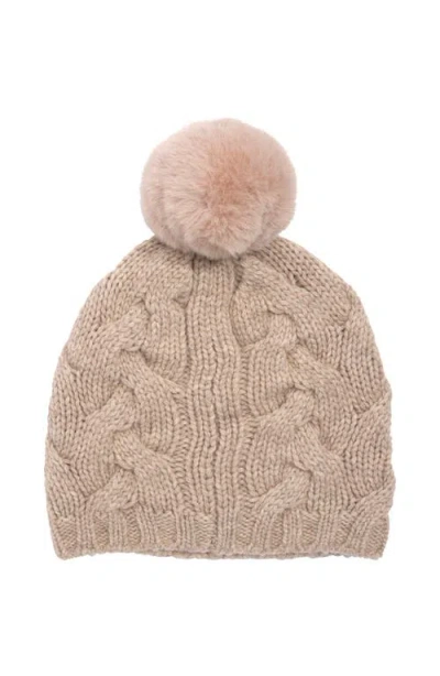 Echo Park Cable Beanie In Brown