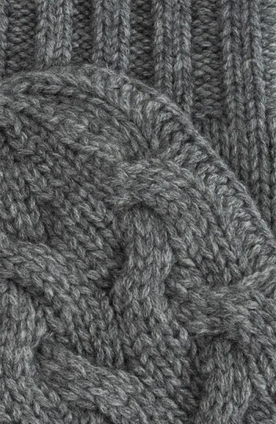 Echo Park Cable Mitten In Gray