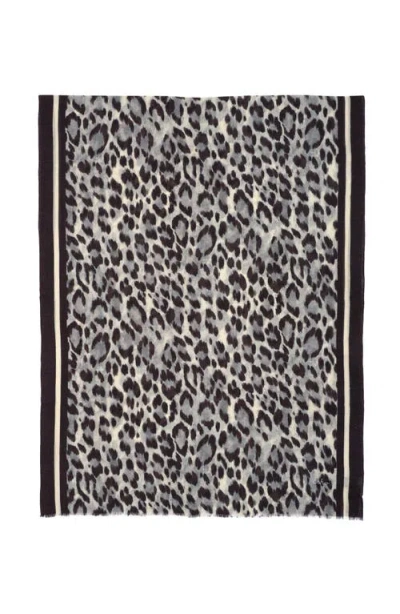 Echo Leopard Wrap In Black