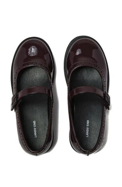 Lands' End Girls Easy On Classic Mary Jane In Brown
