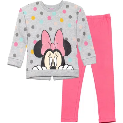 Disney Sweatshirt & Leggings Set In Gray
