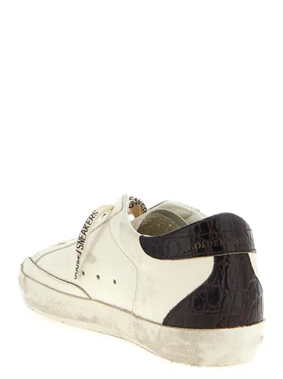 Golden Goose 20mm Super-star Leather Sneakers In Multi