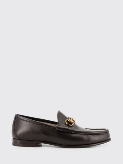 Gucci Men Horsebit 1953 Leather Loafer In Black