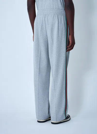 Gucci Men Logo Motif Track Pants In Multi