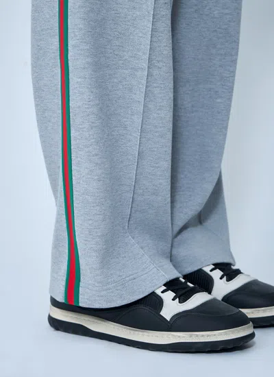 Gucci Men Logo Motif Track Pants In Multi