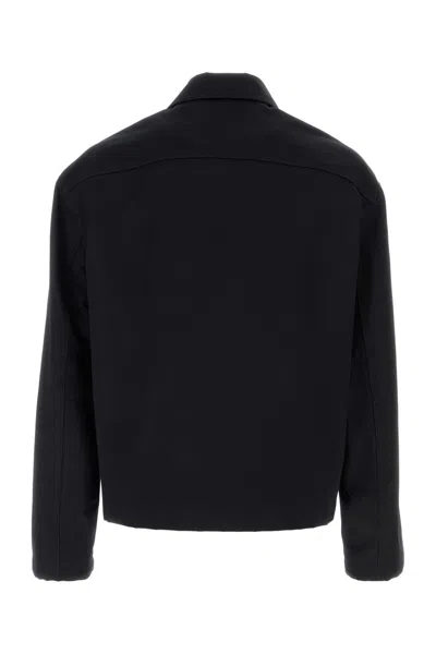 Gucci Cotton Canvas Overshirt In Blue